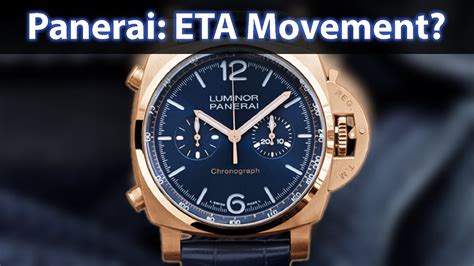 does panerai use eta movements|panerai in house movement.